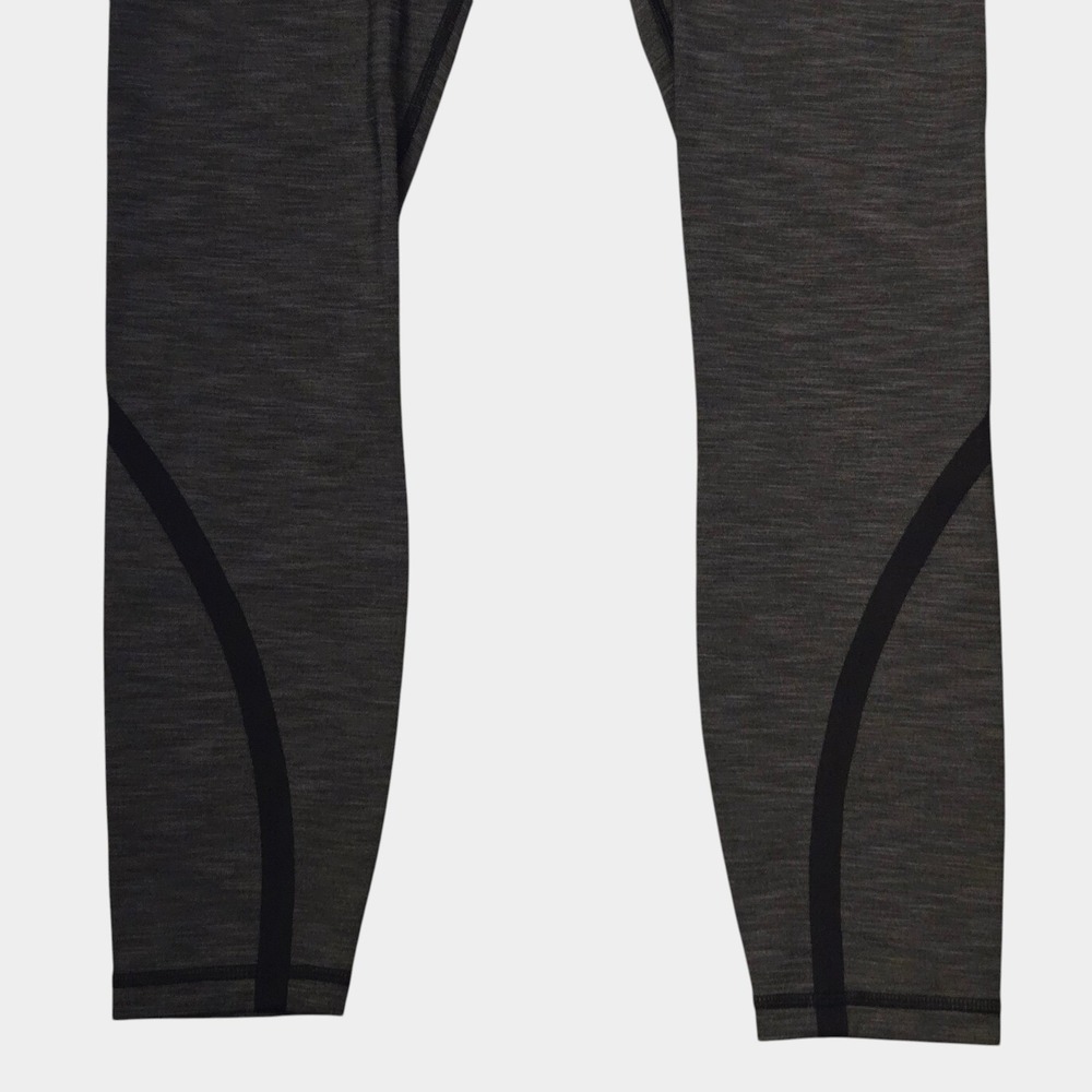 Lululemon Women's On Track Tight Leggings Heathered Black Gray 6 Athleisure Yoga - Picture 3 of 9